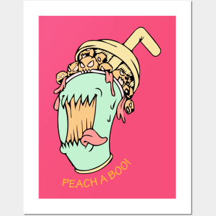 Peach Fuzz Monster Soda Posters and Art